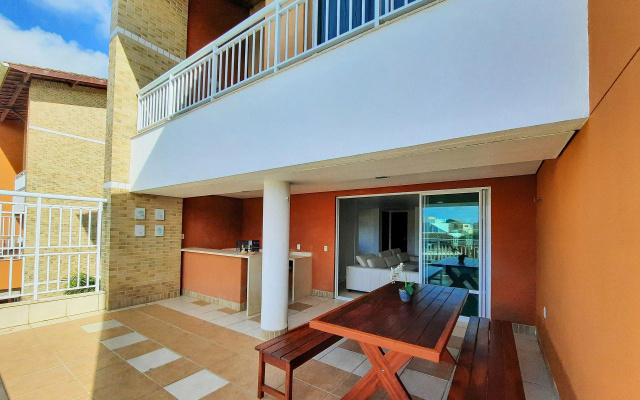 Cobertura Top 10 Pessoas Gourmet 4qts 50m Praia