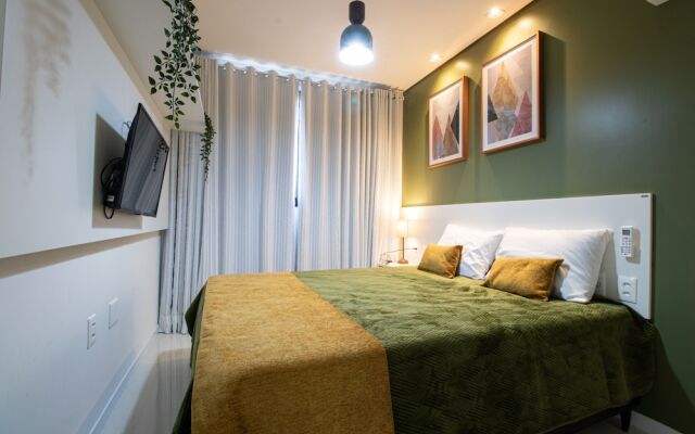 MCZ Apartamento com Varanda e Vista