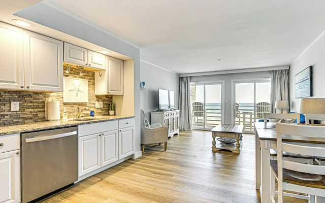Oceanfront South Carolina Retreat - Pool & Balcony
