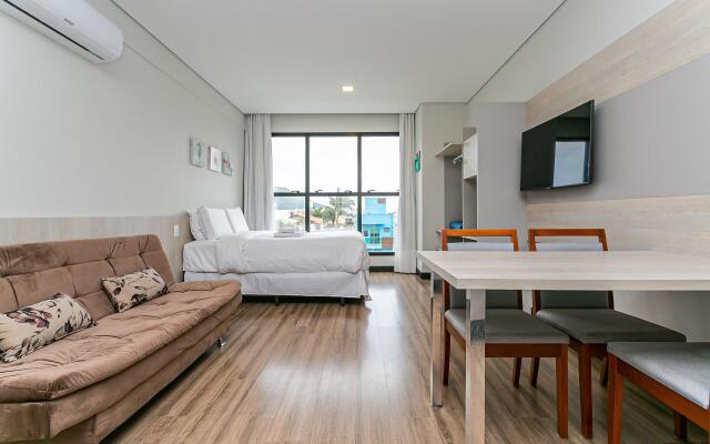 Studio moderno em condomínio com piscina #IA12