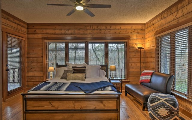 Hilltop Hot Springs Log Cabin w/ Hot Tub & Grill!