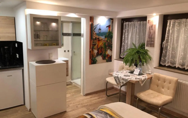 Ferienwohnung Apartment Dettum mit eigenem Bad, Kochnische und Wintergarten