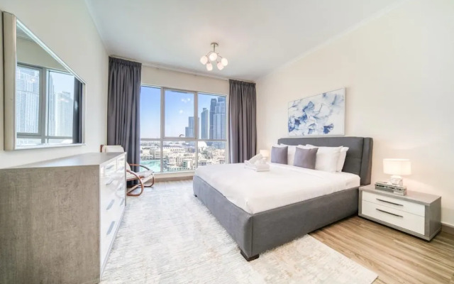 Upscale 2BR w Burj Khalifa Fountain Views
