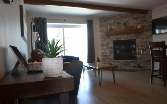 Suite front view on lake tremblant &mountain
