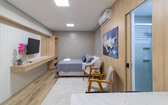 Studio incrível no Centro de Floripa-SC CFA0206