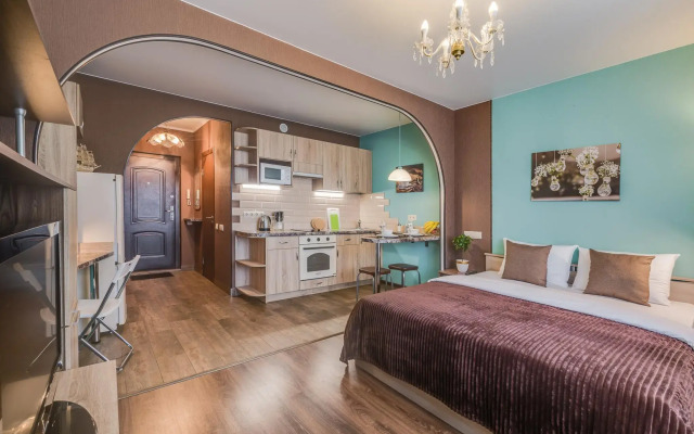 Апартаменты 101 апарт на улице Оптиков 45 корпус 1