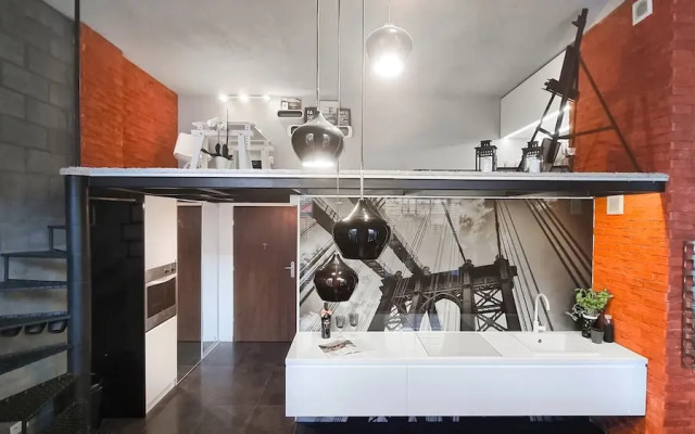 Dwupoziomowy loft w Tobaco Park