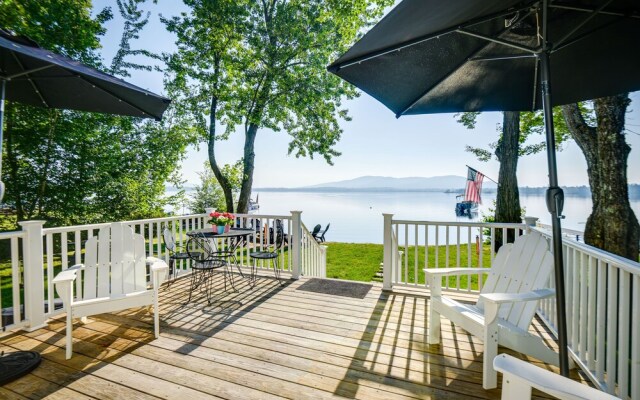 Lakefront Center Ossipee Home w/ Boat Dock!