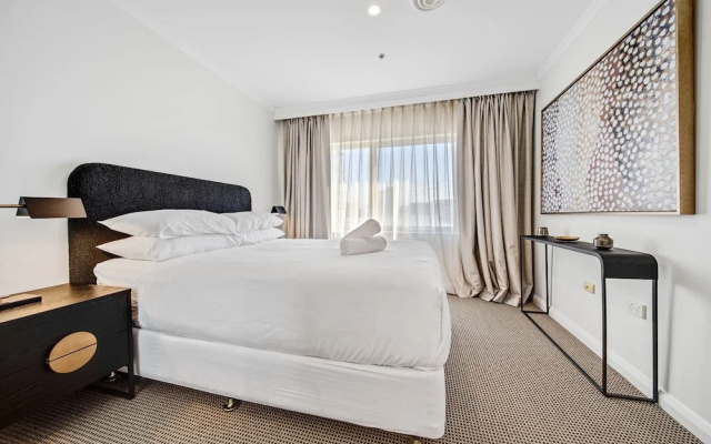Center 1-bed With Sauna, Gym, BBQ & Parking – Guest Rooms – Canberra