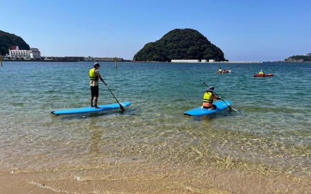 ビーチ徒歩１分のプライベート空間、民宿やまぐち
