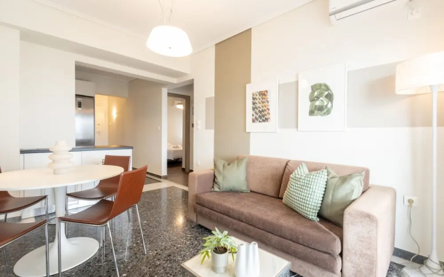 Beachfront 2-bedroom Stay in Voula