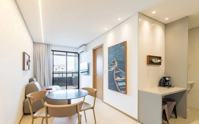 Apt With Balcony and Sea View, Maceio Hig1003