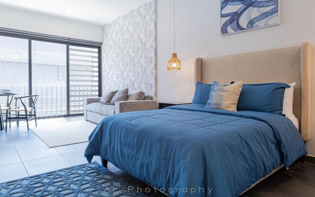Nuevo y moderno Loft, 1 cuadra malecón con alberca