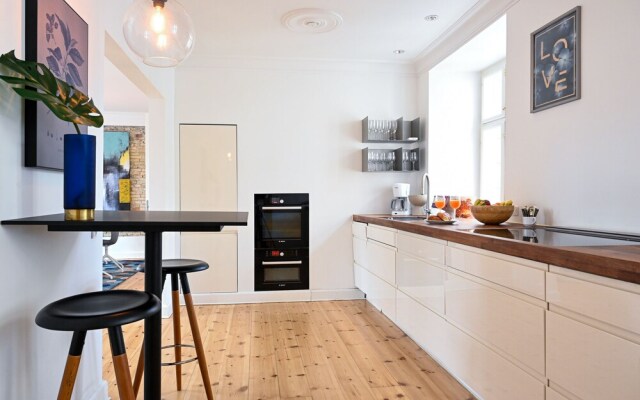Fantastic Duplex Apartment with Modern Danish Design Furniture