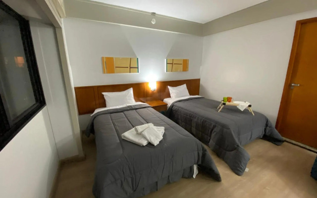 UNU 918 Moema: Wi-Fi, Academia, Camareira, Metrô +