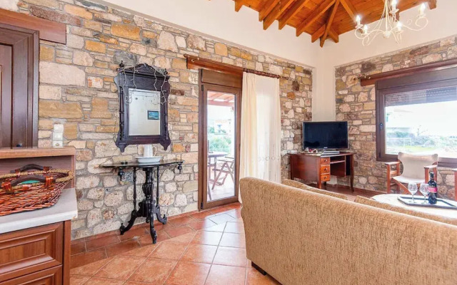 Beachfront Stone House - Samos Seaview Retreat