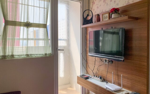 Modern Look And Comfortable 2Br Green Pramuka City Apartment