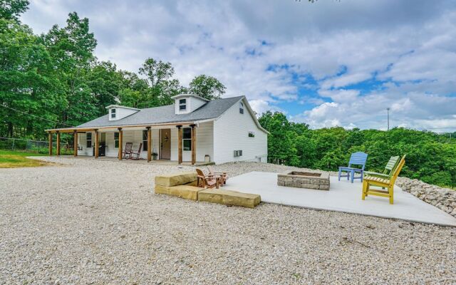 Fire Pit & Grill: Pet-friendly Lake Ozark Cabin!