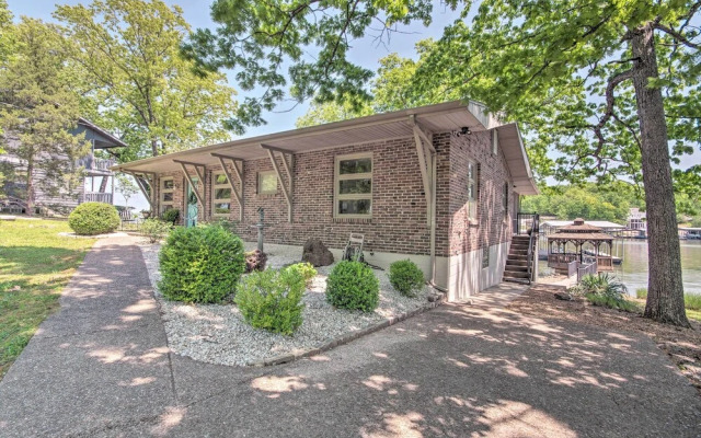 Private Dock: Home on Lake of the Ozarks