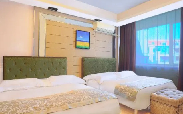 Platinum Apartment (Dalian Jinshitan Discovery Kingdom Light Rail Station) – Guest Rooms – Dalian