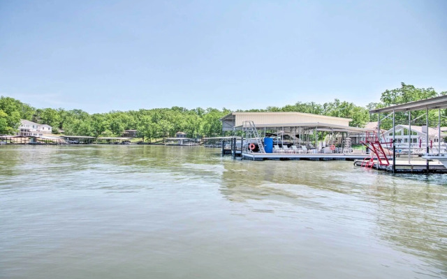 Private Dock: Home on Lake of the Ozarks