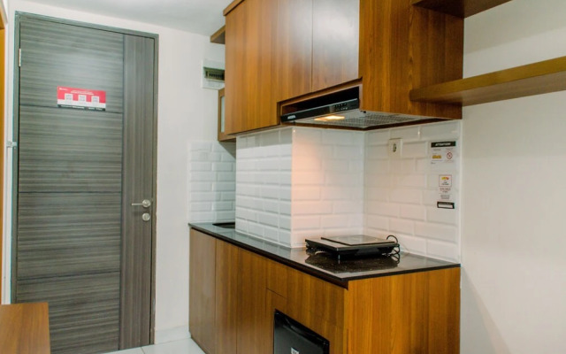 Unique Studio With Folded Bed Amazana Serpong Apartment