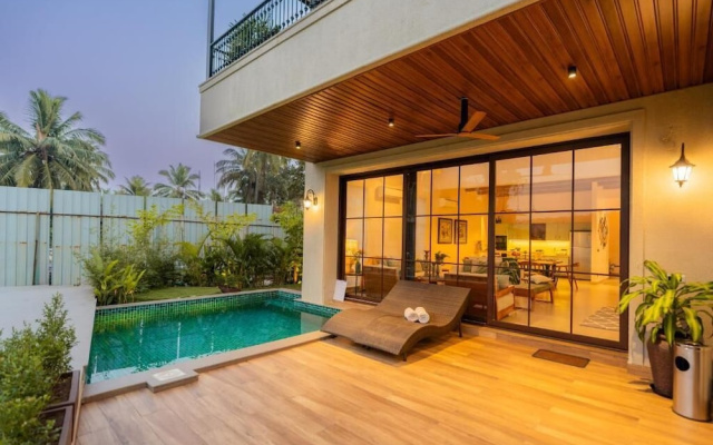 ELIVAAS 4BHK Luxury villa with Pvt Pool, Villa Verde, The Banyan Bliss