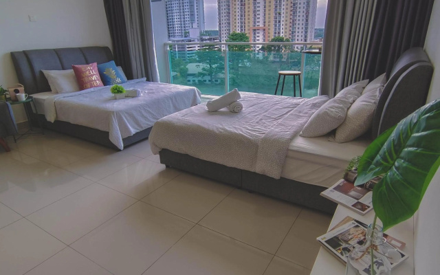 B107 -Lake View- 5mins to Mount Austin IKEA, AEON, Toopen 1-5Pax – Guest Rooms – Johor Bahru