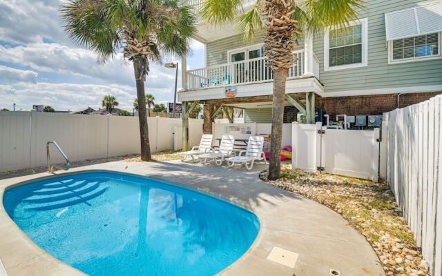 Surfside Beach Getaway: Heated Pool, Walk to Beach