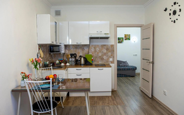 Уютная студия с видом на горы