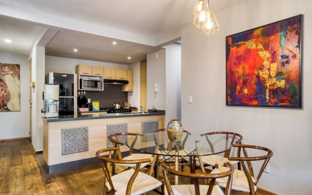 Depa Condesa con Terraza y Home Office