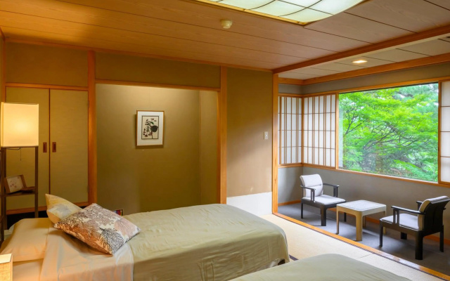 Senkeien Tsukioka Hotel – Guest Rooms – Kaminoyama