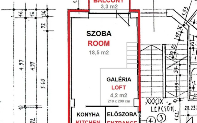 Sunny Studio with balcony in Party District