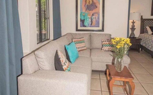 King Bed in Our Guest Room at Inn Ajijic