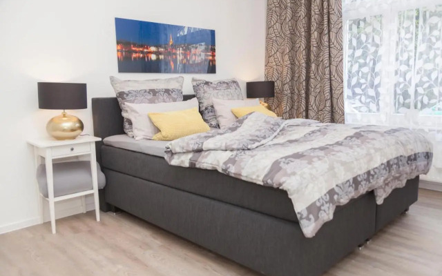 Stadtvilla mit Hafenpanorama