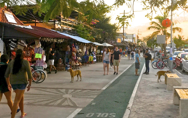 In the Heart of Tulum Town