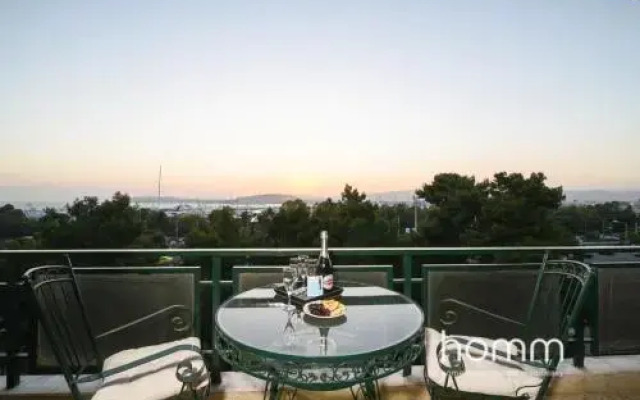95m² homm Spectacular Flisvos Marina Sea View Flat