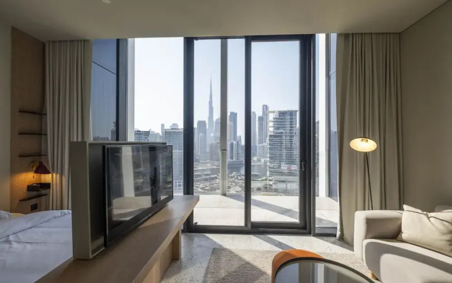Executive Studio With Burj View at Upside Living