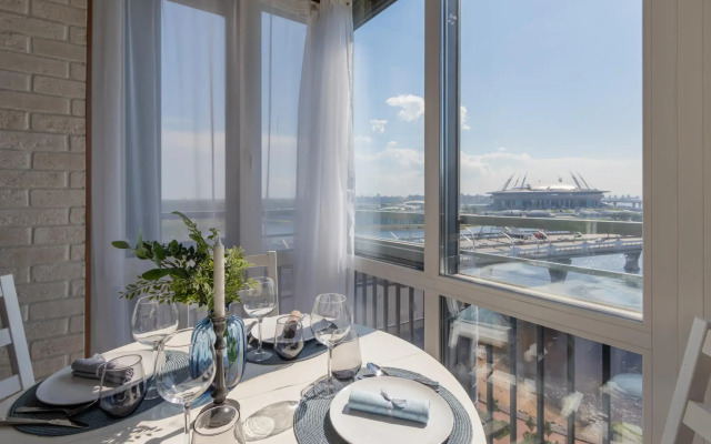 Апартаменты на проспекте Приморский 62 к1