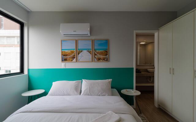 Apto frente mar com vista para a ilha CCA201