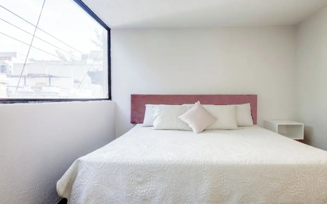 2BR Roma Norte - Parking, Sleeps 6 - Internet