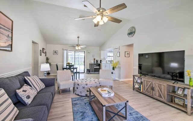 Bright Sebastian Home w/ Pool ~ 7 Mi to Beach!
