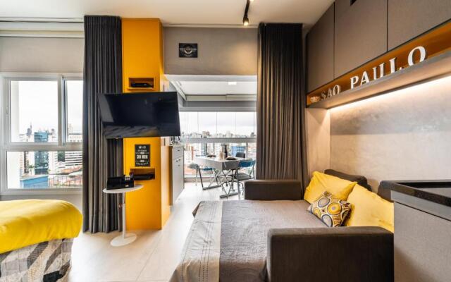 Edificio Homelike Pinheiros Top Floor with City Views of Faria Lima Pool Fitness Room and Parking - Hotel in Σάο Πάολο - Photo 3