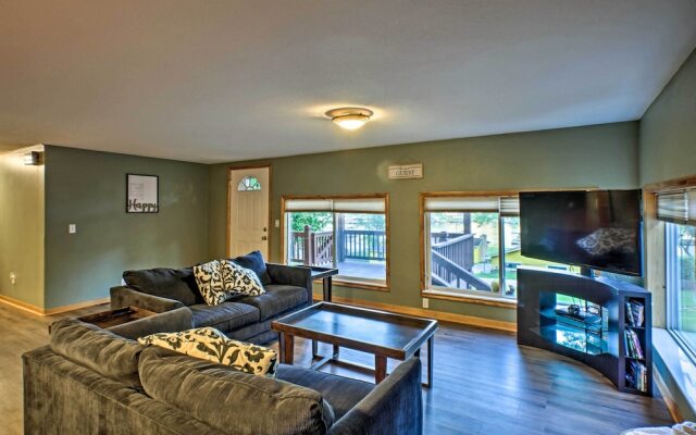 Boat Dock, Game Room: Lakefront Sunrise Beach Home