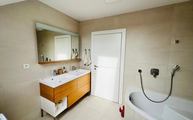 Top view residence in central Ljubljana