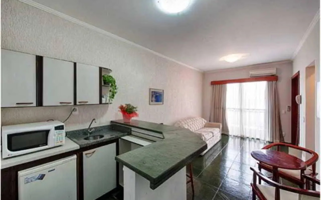 Apartamento no Flat Itararé Tower Beach - Vista ao Mar