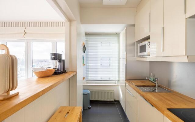 Inviting apartment in Blankenberge with sea-views