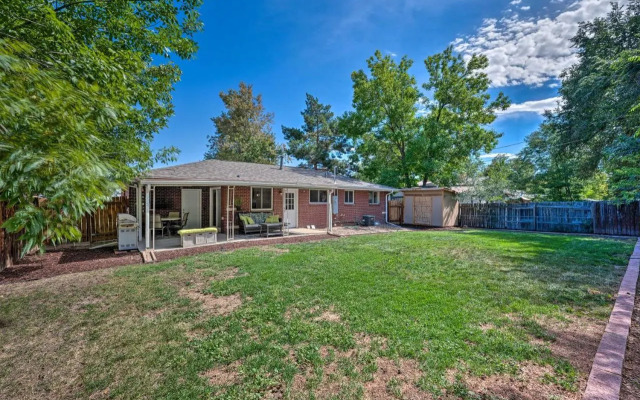 Fenced Yard + Patio: Pet-friendly Denver Home Base