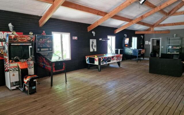 Grand Mobile home dans camping