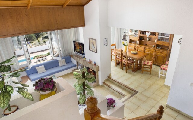 Spacious Holiday Villa With Private Swimming Pool and Various Terraces in Blanes